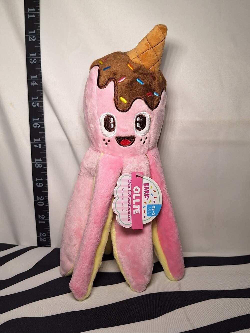 NWT Bark Ollie The Choctopus Dog Toy XS-S